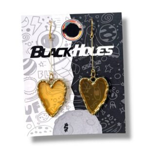 Par Aros Corazón Amarillo