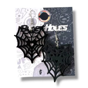 Par Aros Corazón Telaraña